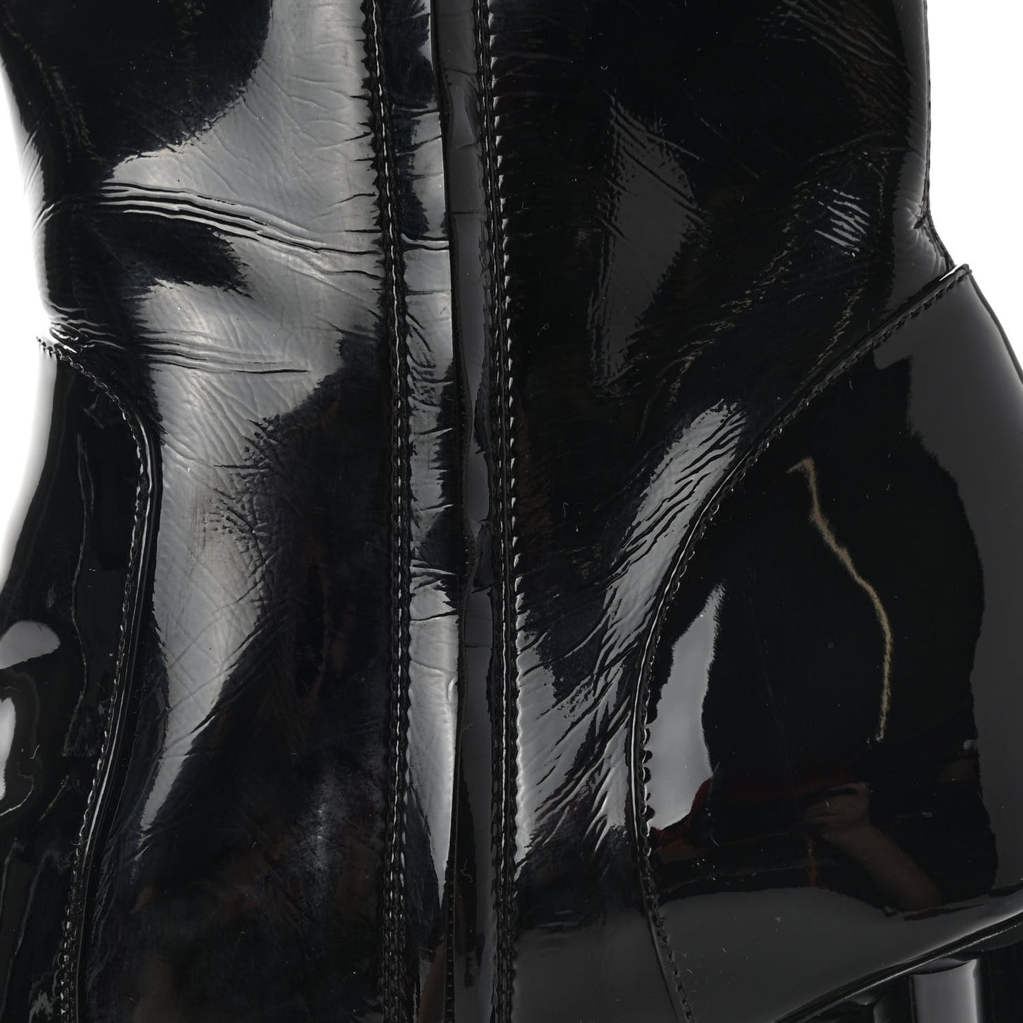 Patent Uniformes Silhouette Ankle Boots 38.5 Black