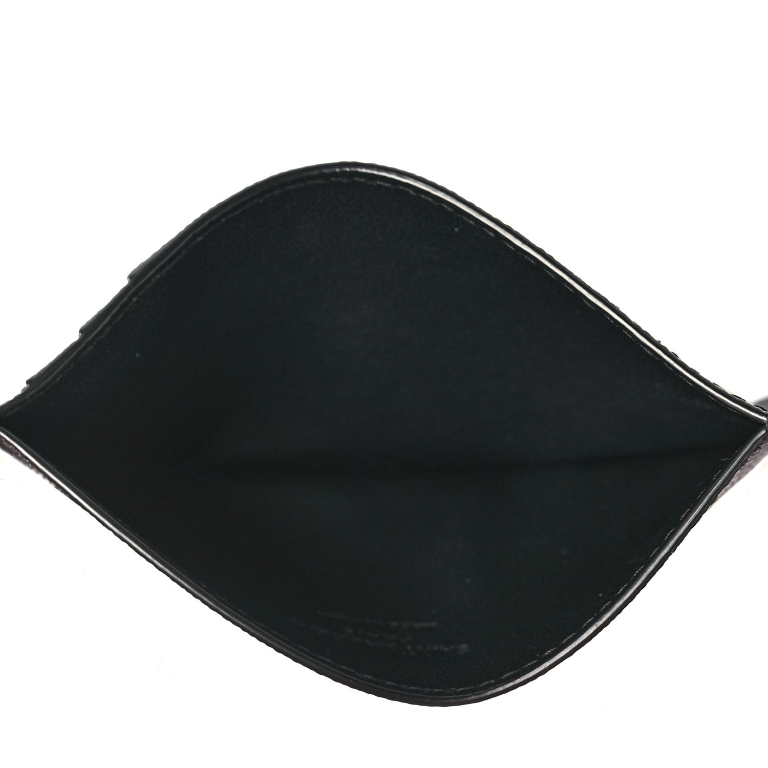 Saint Laurent Grain De Poudre Calfskin Uptown Card Holder Black 5 of 6