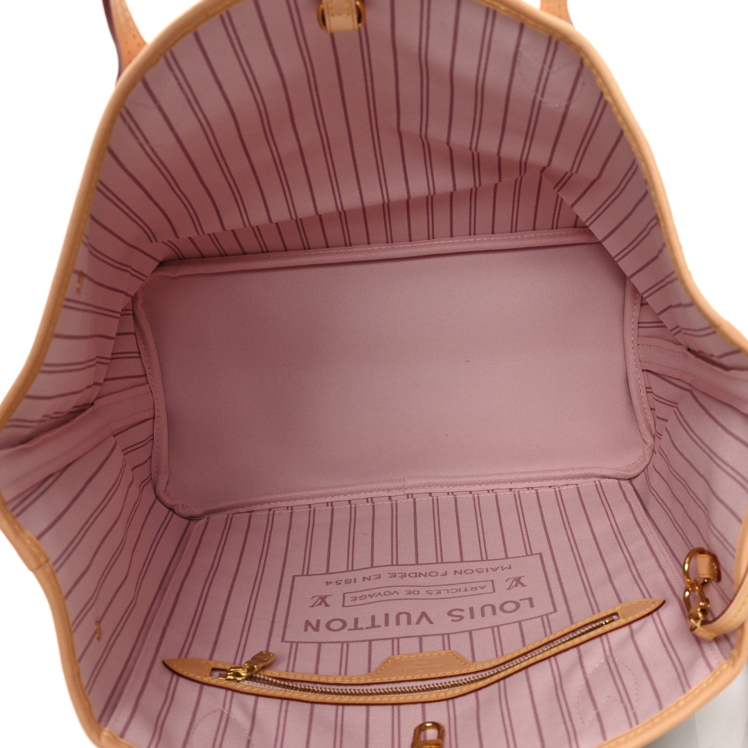 Louis Vuitton Monogram Saint Barth V Neverfull MM Rose Ballerine 6 of 11