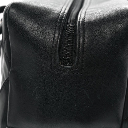 Chanel Calfskin Quilted Large Cambon Bowler Black 14 of 16