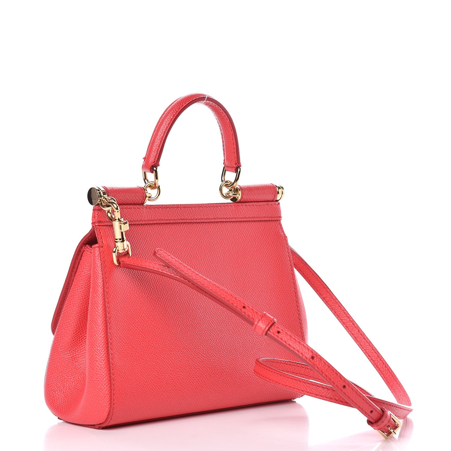 Dolce & Gabbana Dauphine Small Miss Sicily Satchel Roso 3 of 14