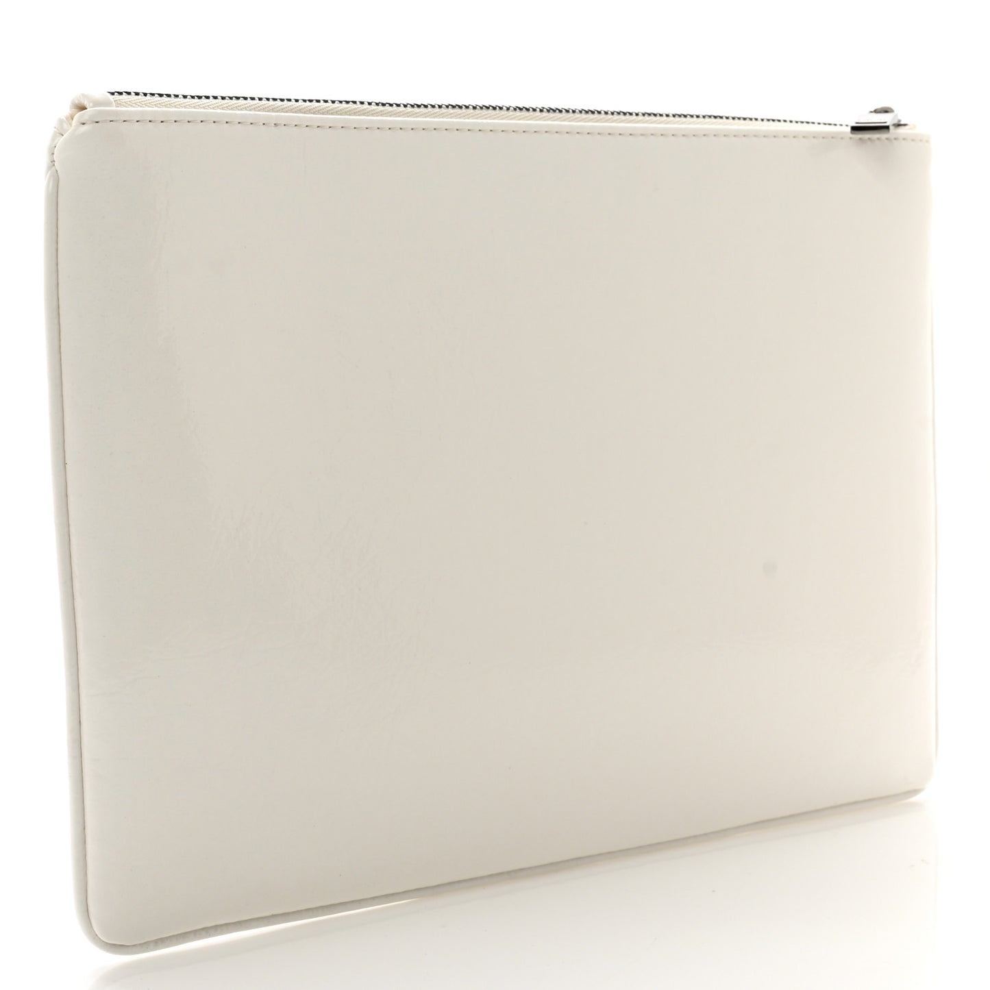 Vinyl Dog Cosmetic Pouch White Blue