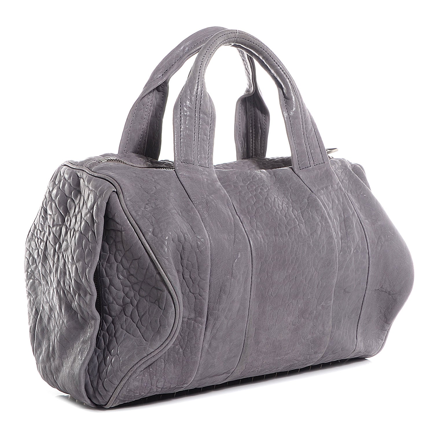 Alexander Wang Pebbled Lambskin Rocco Dove Grey 3 of 6