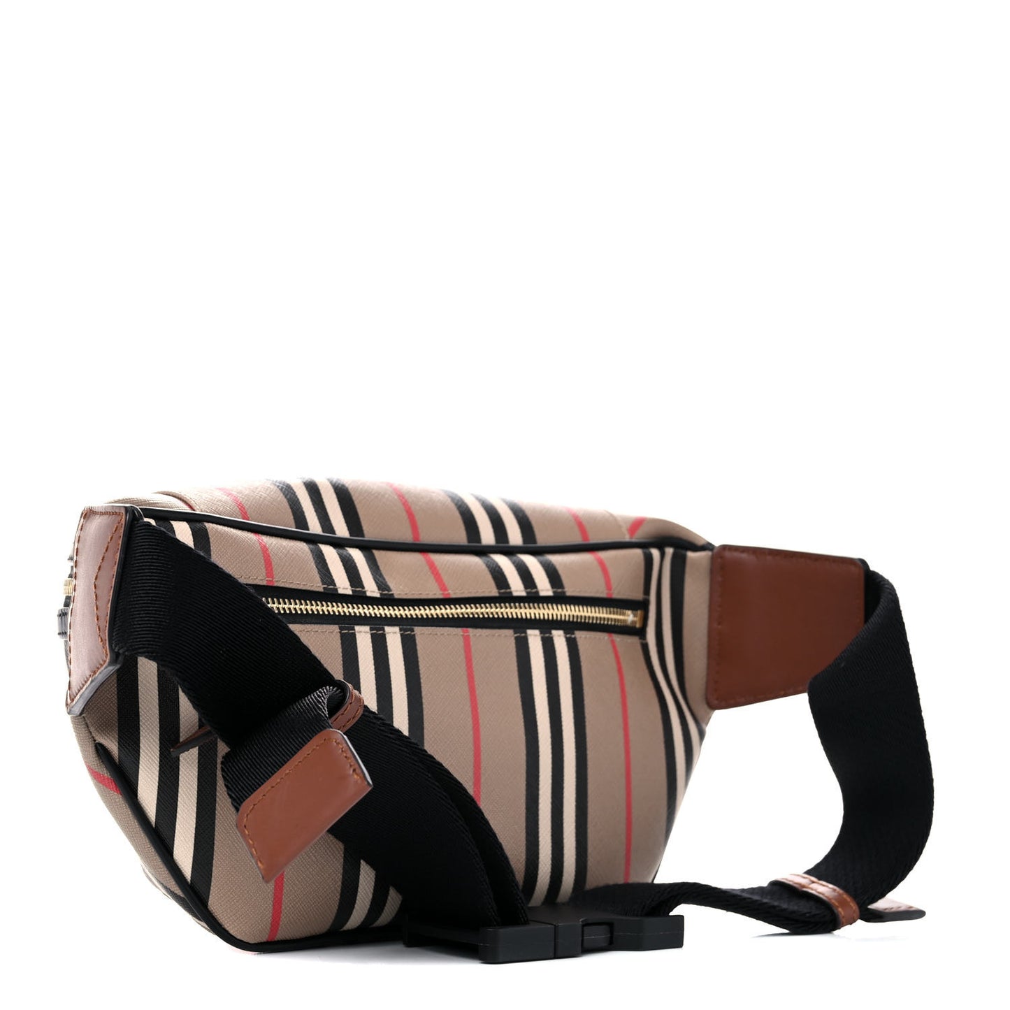 E-Canvas Icon Stripe Sonny Bum Bag Archive Beige