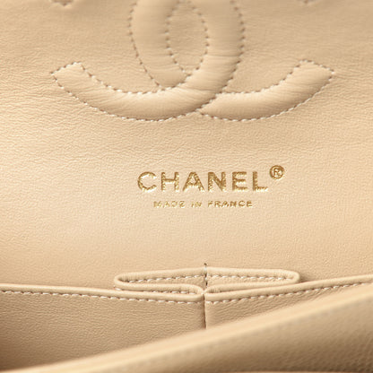 Chanel Caviar Quilted Medium Double Flap Beige 6 of 11