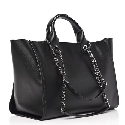 Chanel Caviar Medium Studded Deauville Tote Black 4 of 10