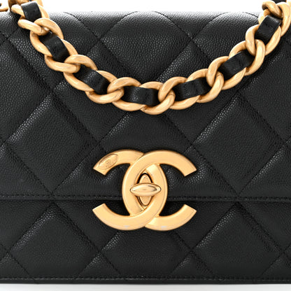 Chanel Shiny Caviar Quilted Small Flap Black 8 of 11