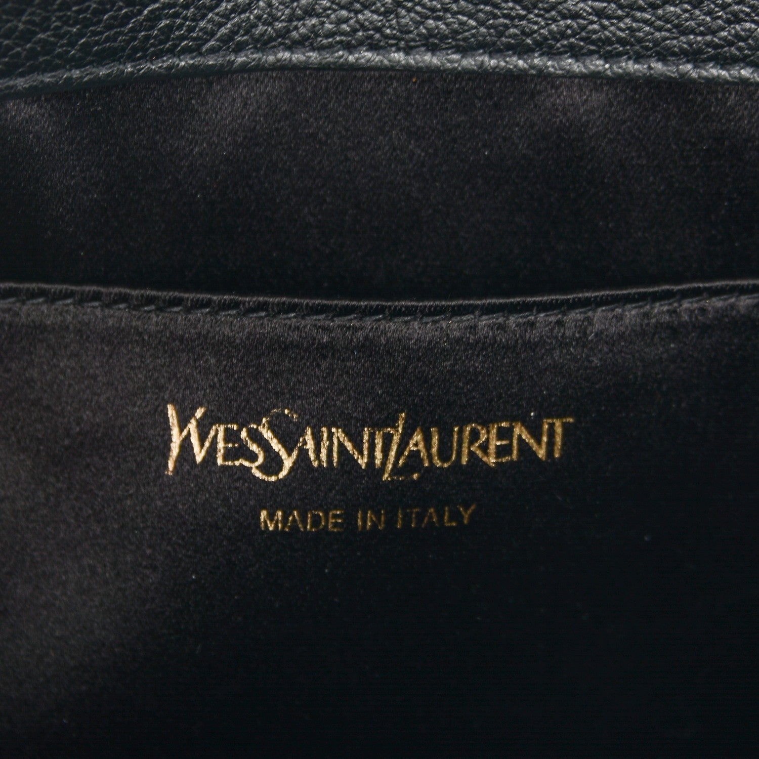 Saint Laurent Calfskin Monogram Large Belle De Jour Clutch Black 6 of 7