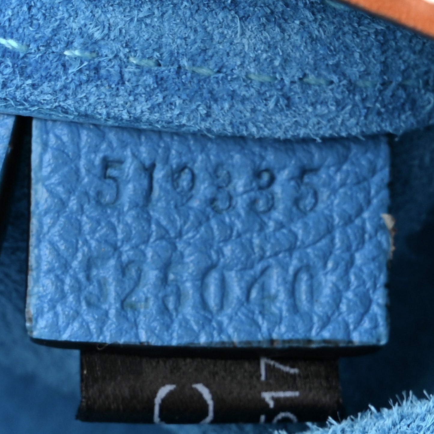 Calfskin Dans Le Vert Large Tote Blue Multicolor