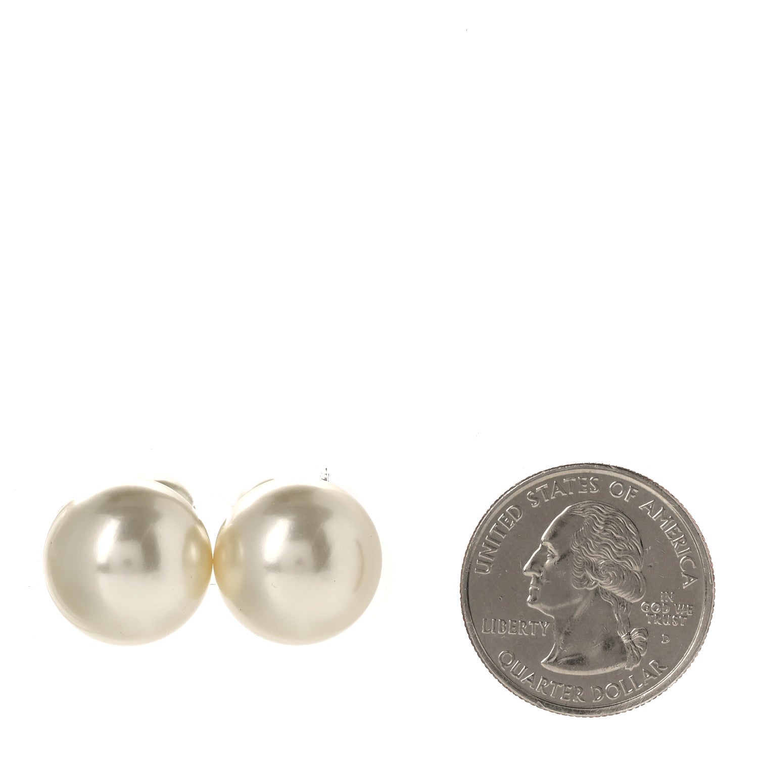 Christian Dior Pearl Mise En Dior Tribal Earrings Gold 2 of 5