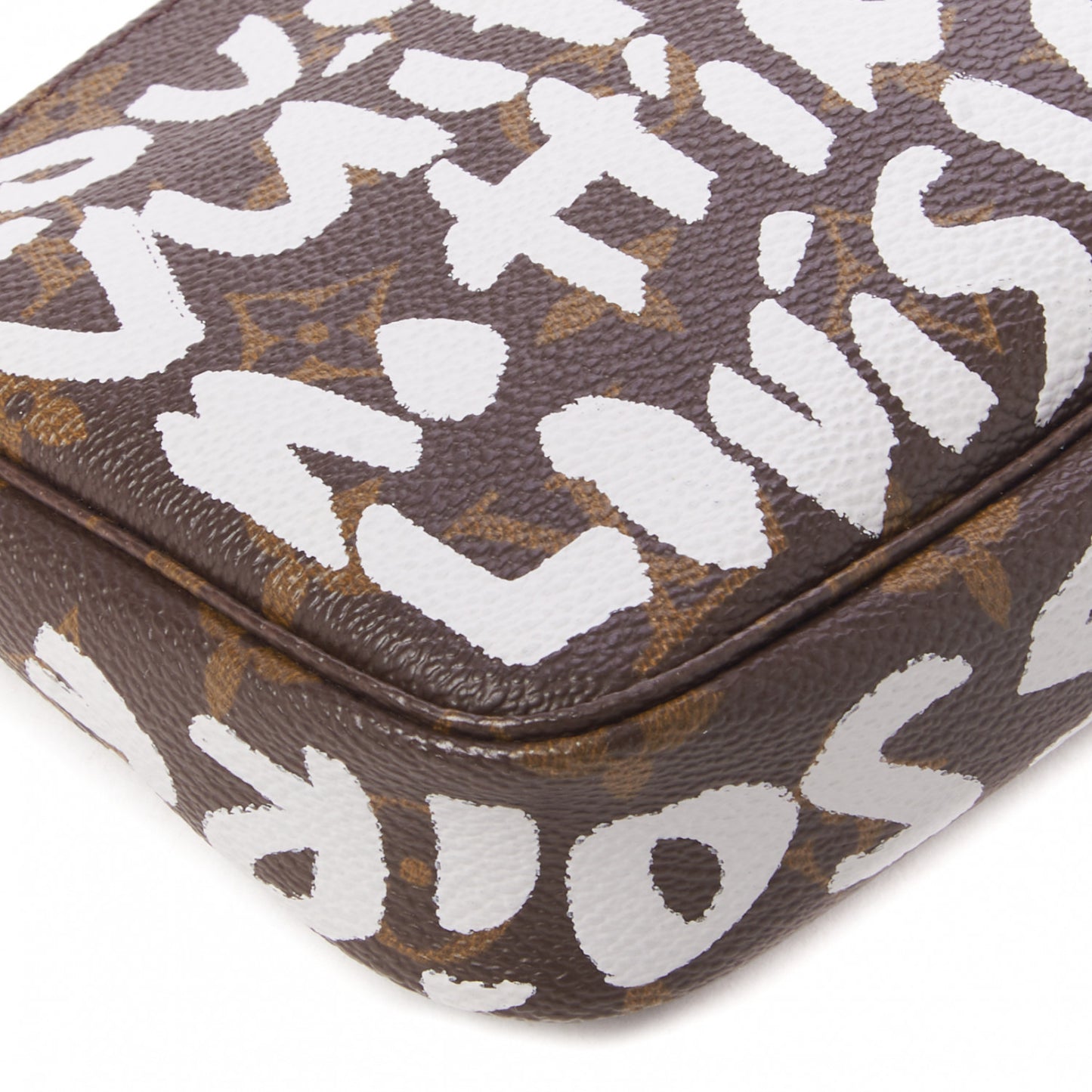 Monogram Graffiti Pochette Accessories Silver