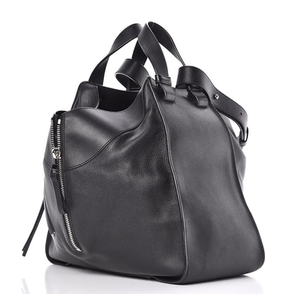 Loewe Calfskin Medium Hammock Shoulder Bag Black 4 of 11