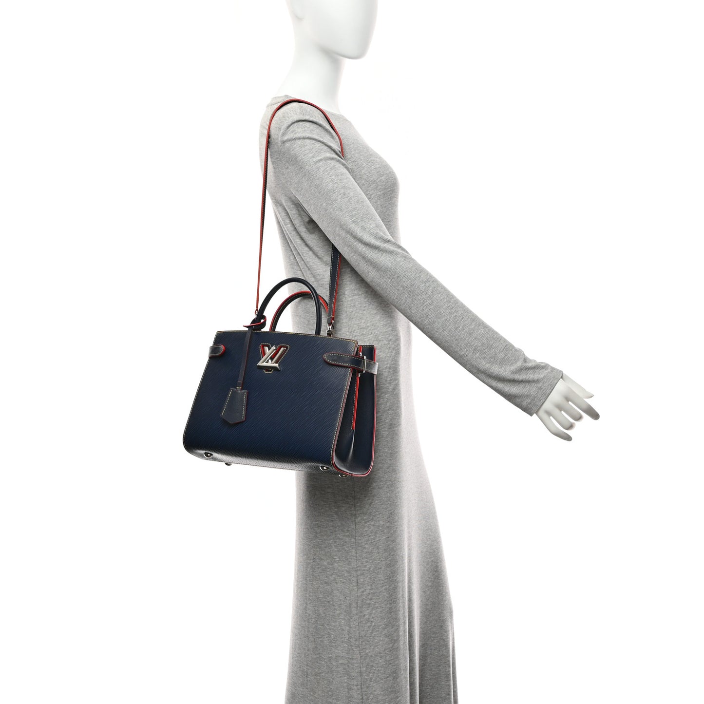 Epi Twist Tote Indigo