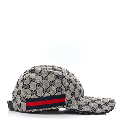Gucci Monogram Web Baseball Hat L Beige Blue 4 of 11