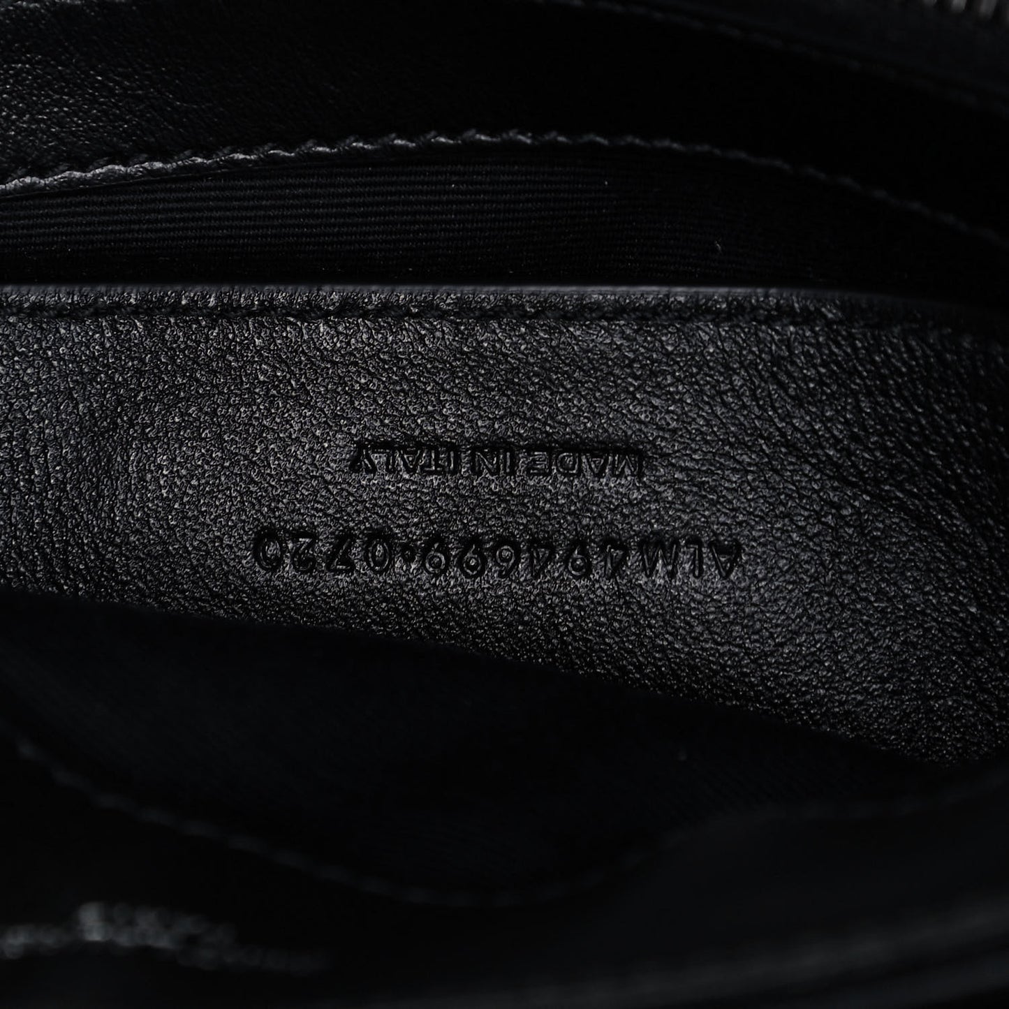 Calfskin Y Quilted Monogram Small Loulou Chain Satchel Black