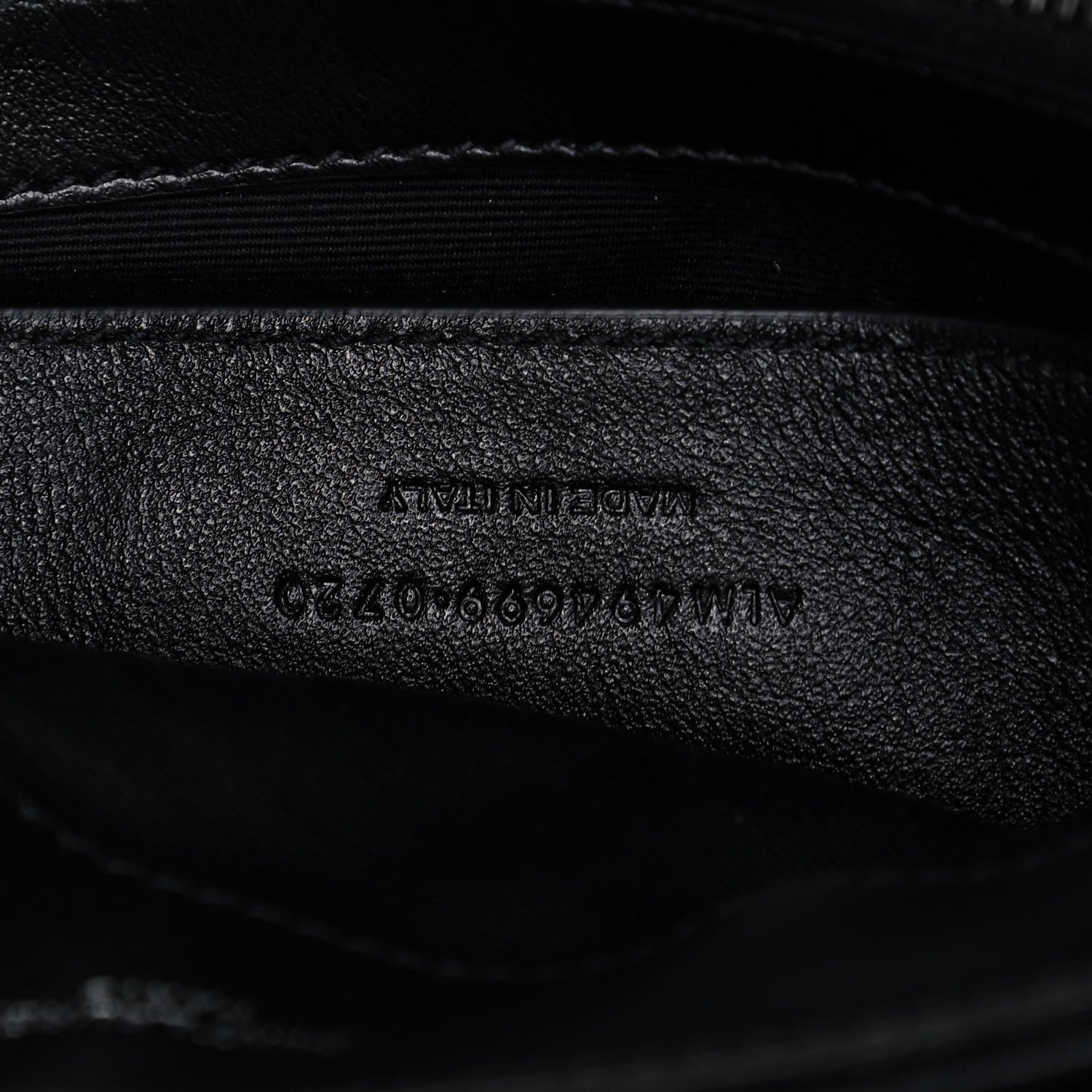 Saint Laurent Calfskin Y Quilted Monogram Small Loulou Chain Satchel Black 7 of 9