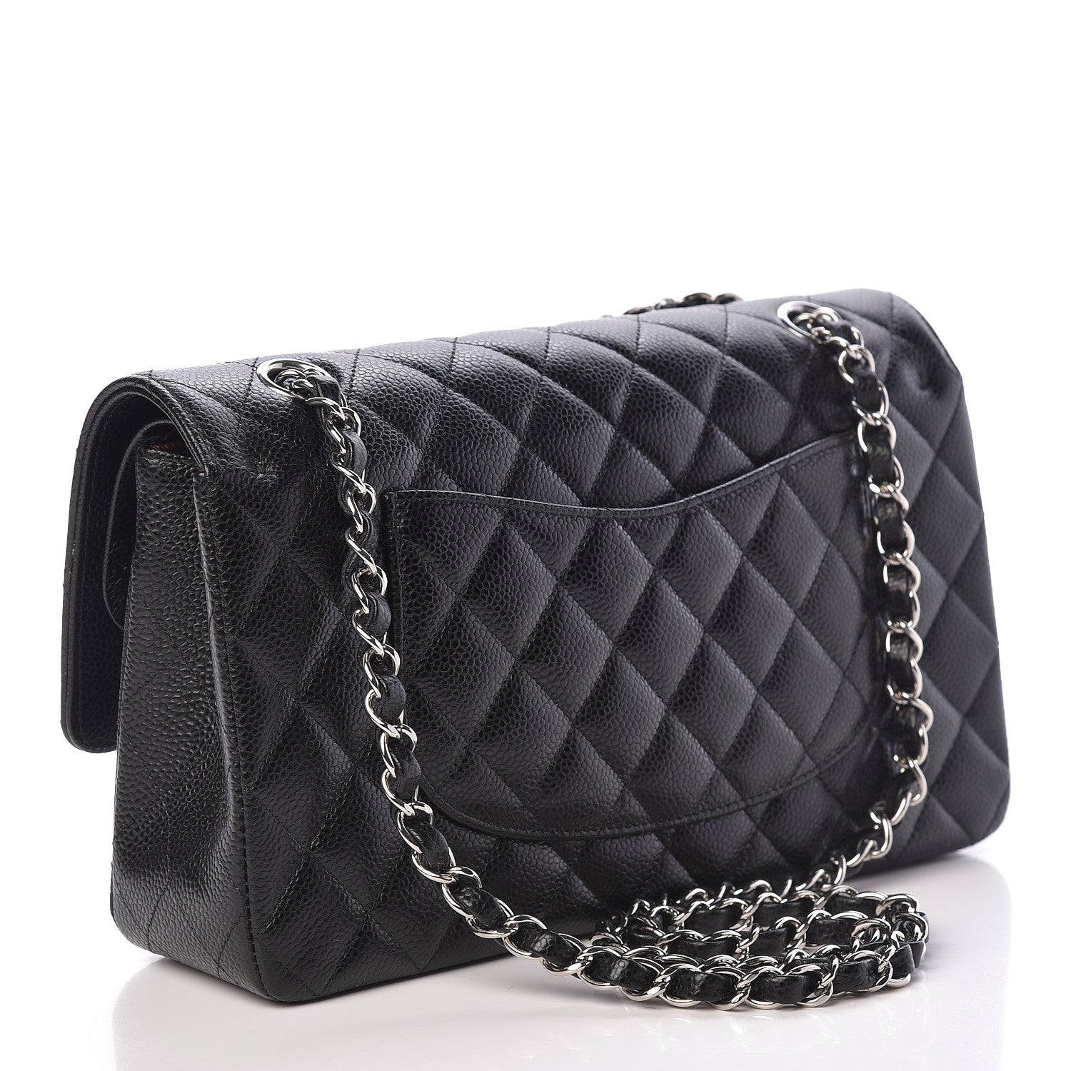 Chanel Caviar Quilted Medium Double Flap Black 3 of 11