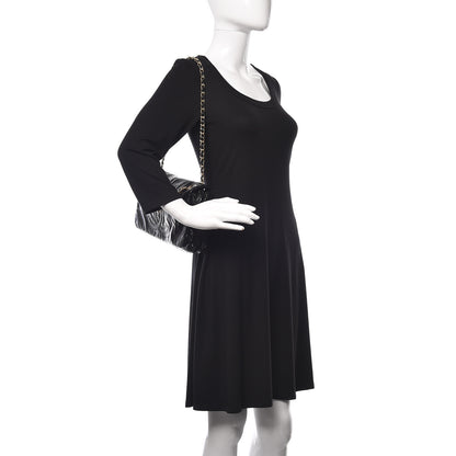 Chanel Vinyl Medium Rock and Chain Flap Black 2 of 11