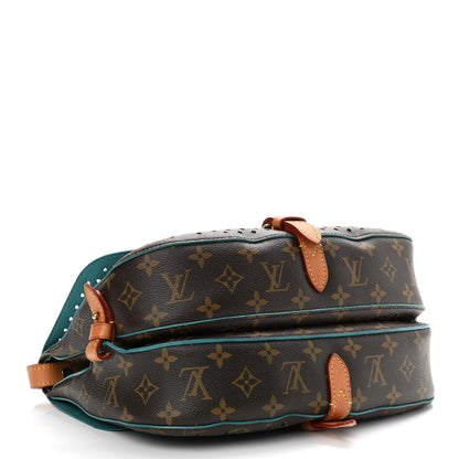 Louis Vuitton Monogram SC Flore Saumur Teal 4 of 12
