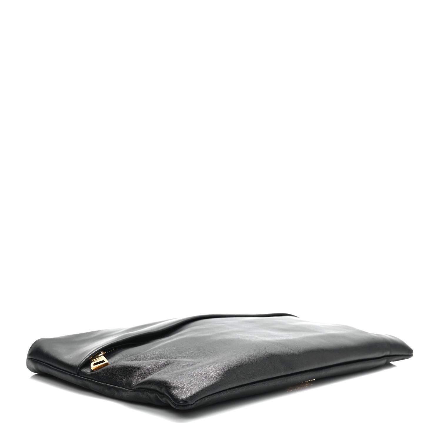Prada Nappa Zip Clutch Black 4 of 9
