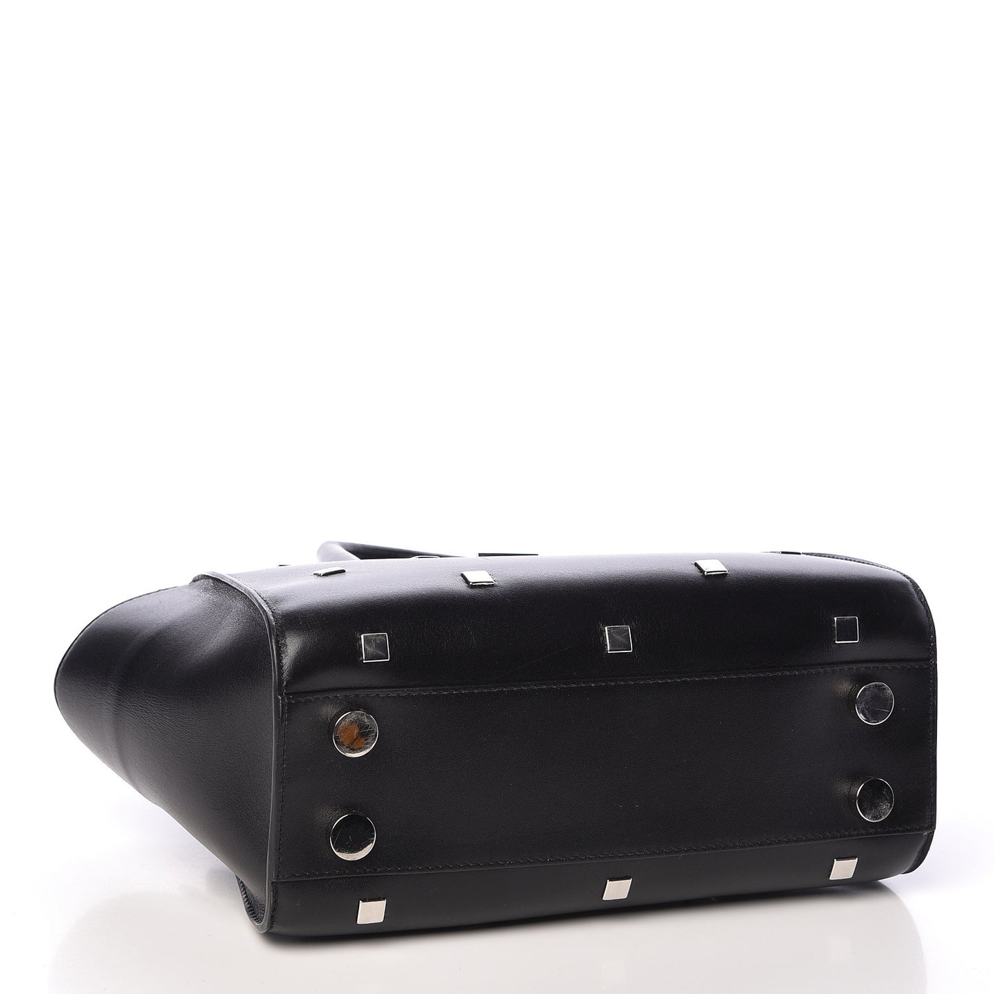 Calfskin Studded Small Riley Black