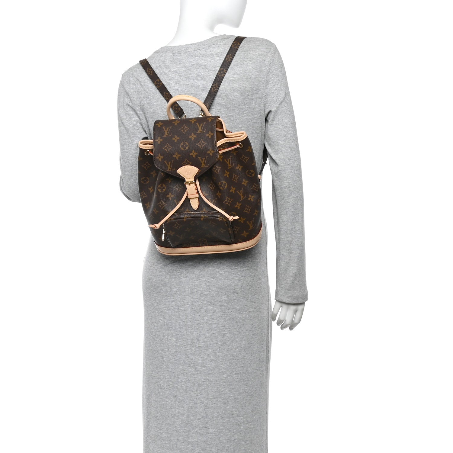 Louis Vuitton Monogram Montsouris PM Backpack 2 of 9