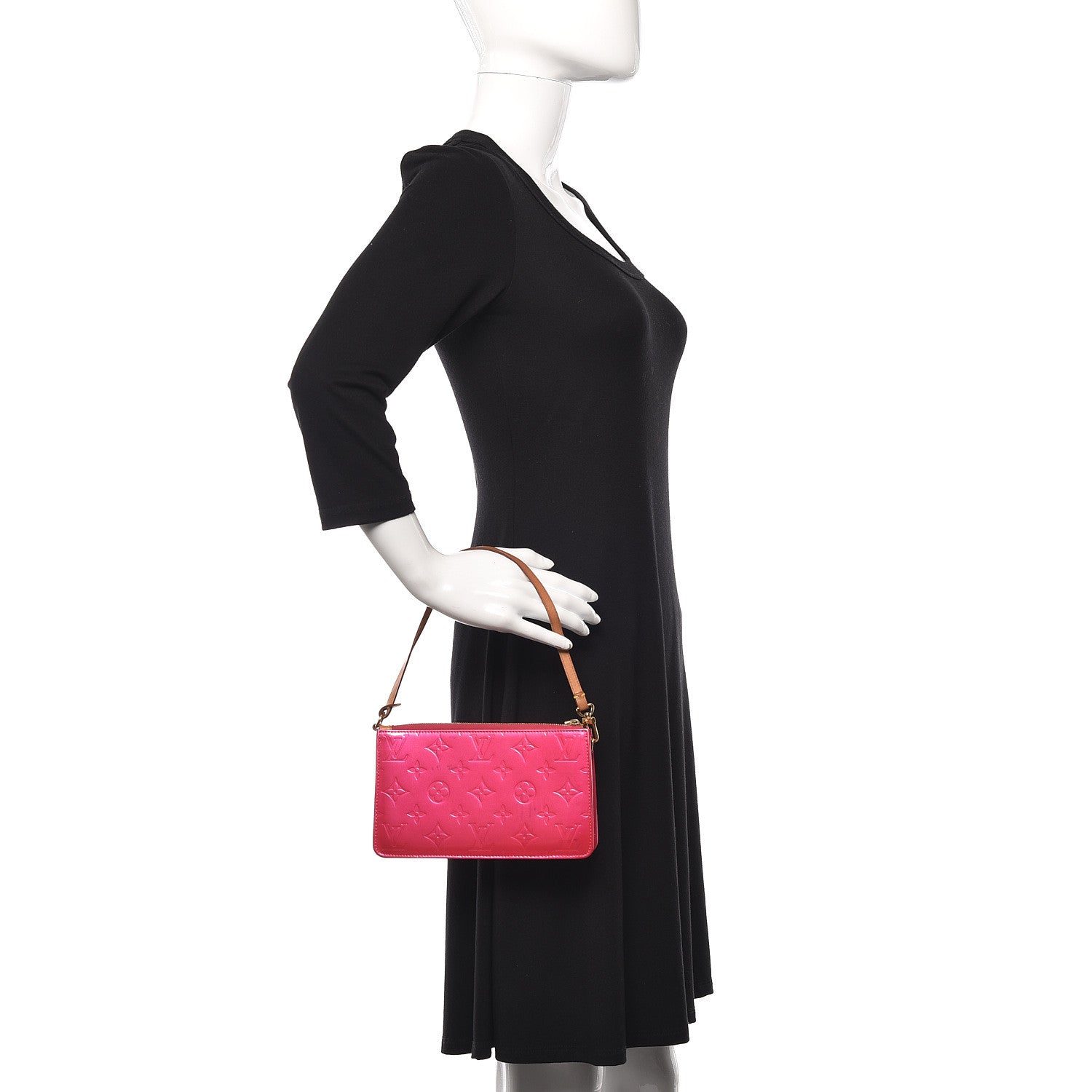 Louis Vuitton Vernis Lexington Pochette Fuchsia 2 of 12