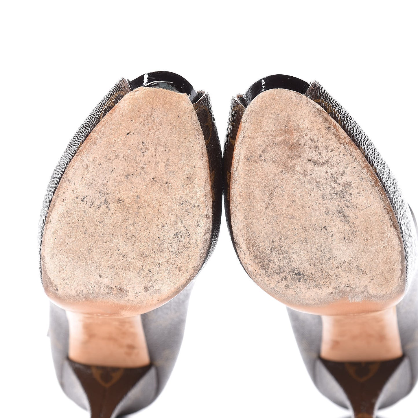 Patent Monogram Ritual Platform Pumps 37.5