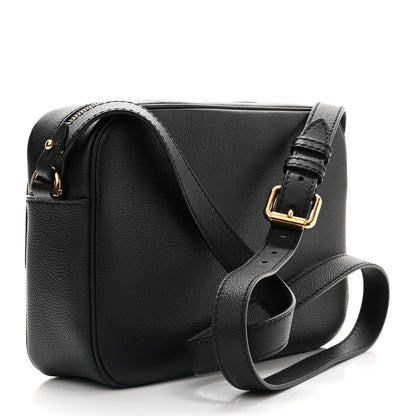 Versace Grained Calfskin Medusa Camera Bag Black 3 of 9