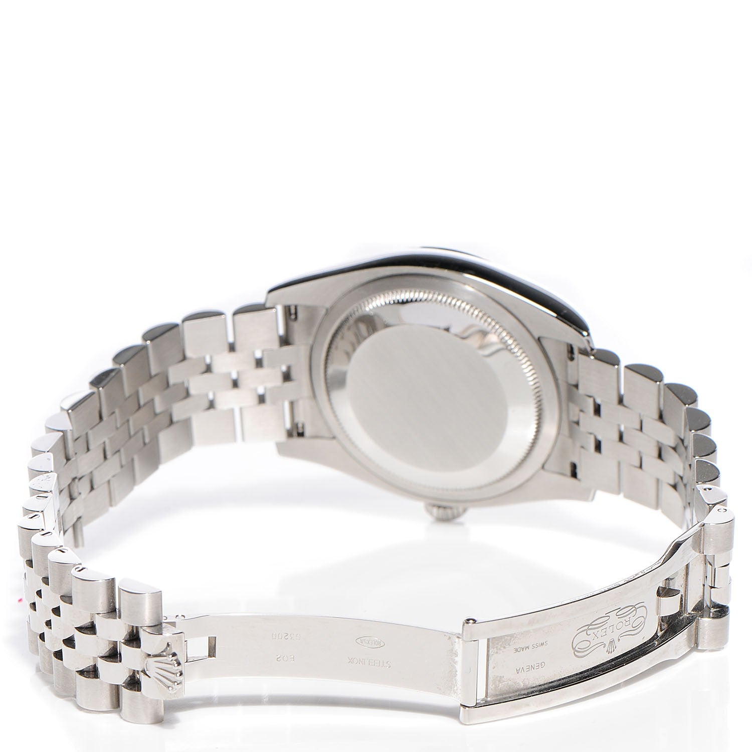 Rolex Stainless Steel 18K White Gold 36mm Oyster Perpetual Datejust Watch White Roman 116234 7 of 9