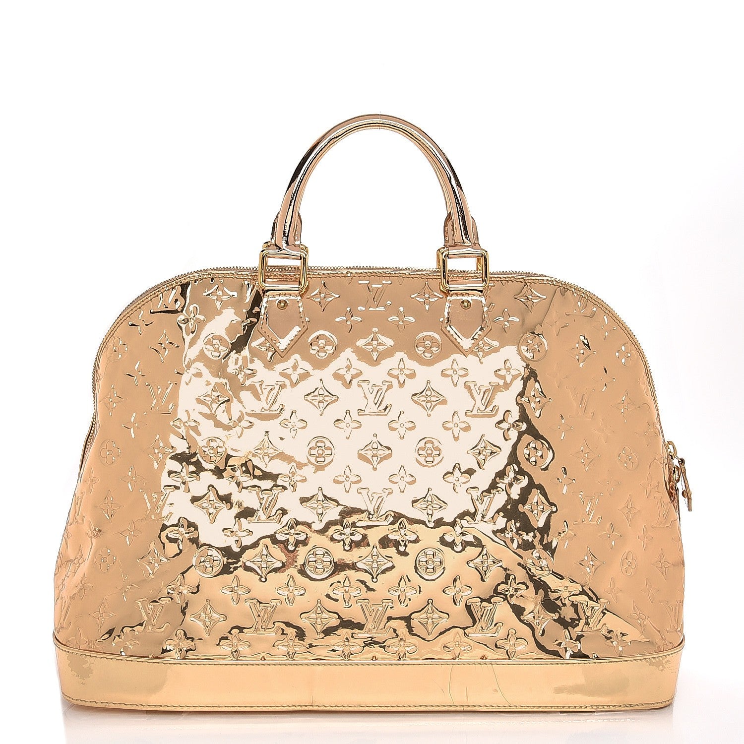 Louis Vuitton Monogram Miroir Alma GM XL Gold 1 of 17