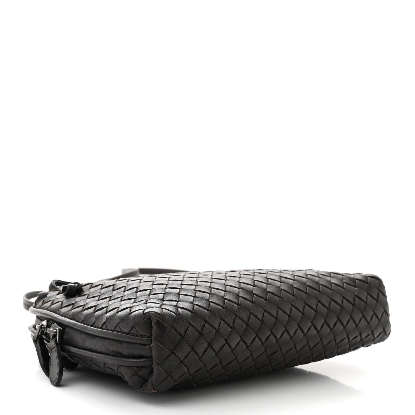 Nappa Intrecciato Nodini Bag Ebano