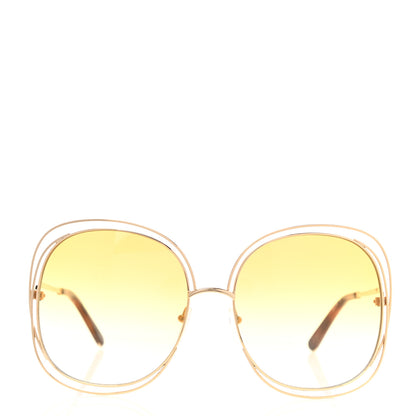 Chloe Oversized Round Sunglasses CE126S Tortoise Gold 4 of 7