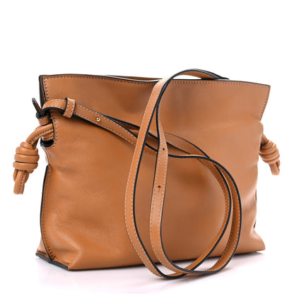 Loewe Calfskin Mini Flamenco Knot Clutch Warm Desert 3 of 10