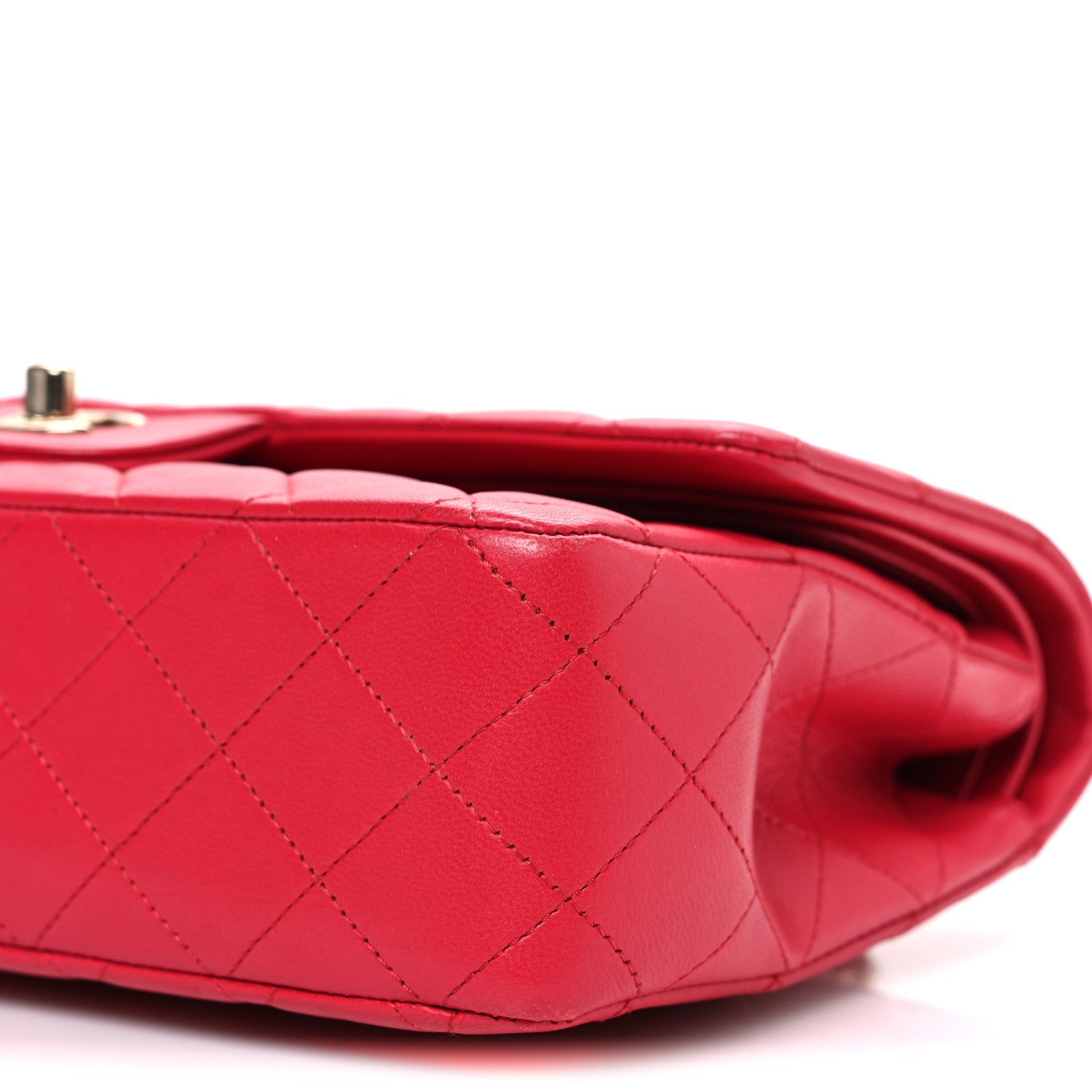 Chanel Lambskin Quilted Medium Double Flap Pink 10 of 11