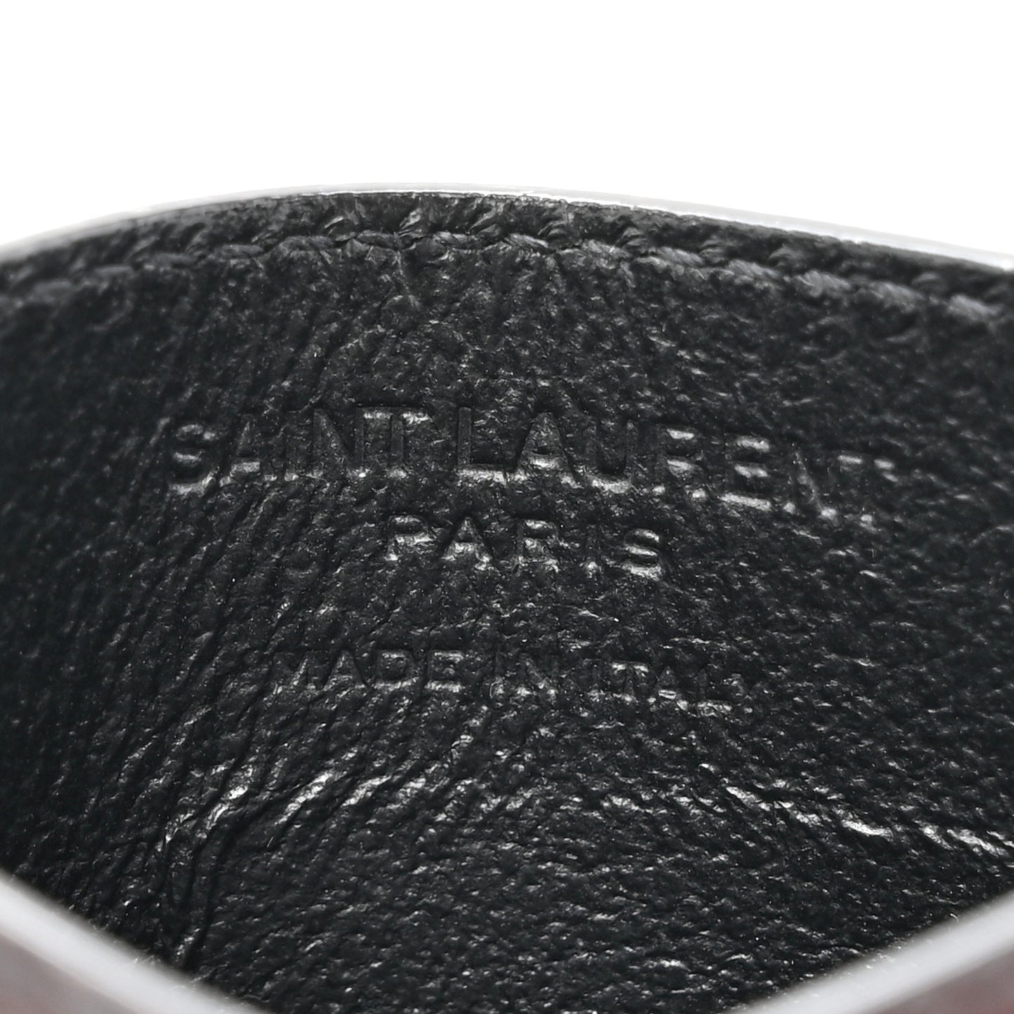 Calfskin Card Case Black