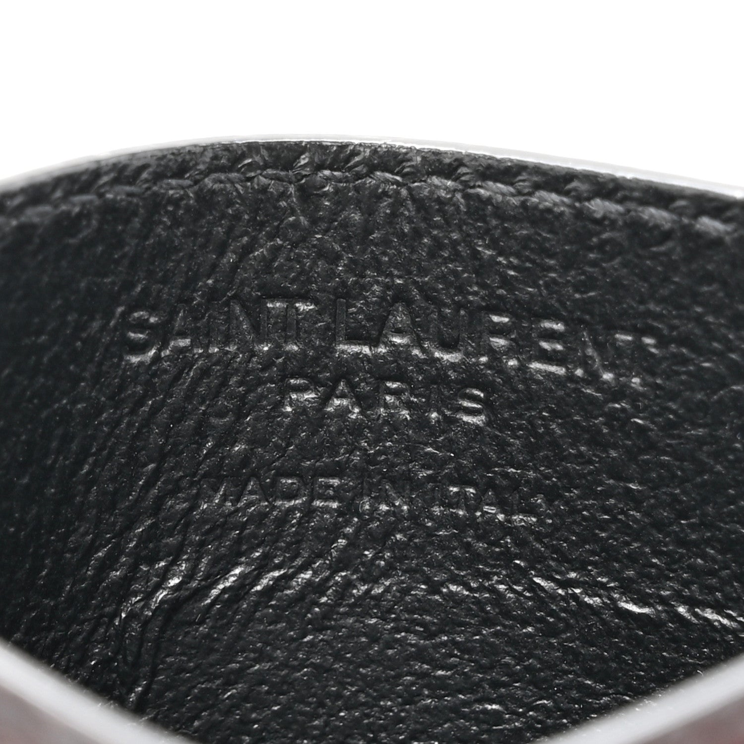 Saint Laurent Calfskin Card Case Black 6 of 7