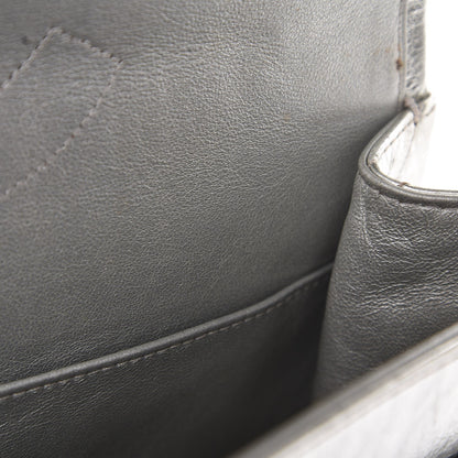 Chanel Metallic Aged Calfskin Quilted 2.55 Reissue 227 Flap Silver 10 of 22