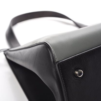 Celine Calfskin Medium Bi-Color Edge Shoulder Bag Almond 13 of 16