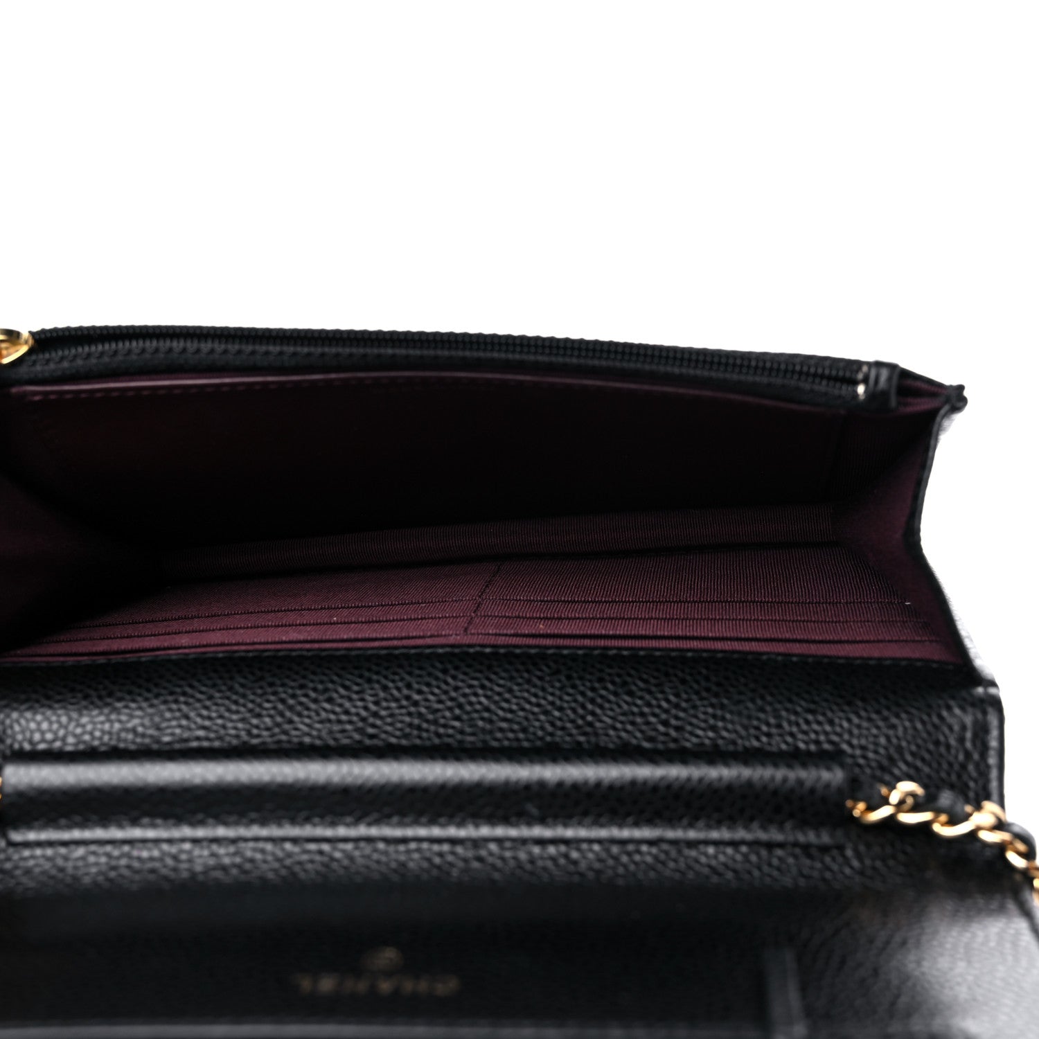 Chanel Caviar Quilted Wallet on Chain WOC Black 5 of 10