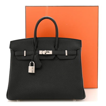 Hermes Togo Birkin 25 Black 11 of 11