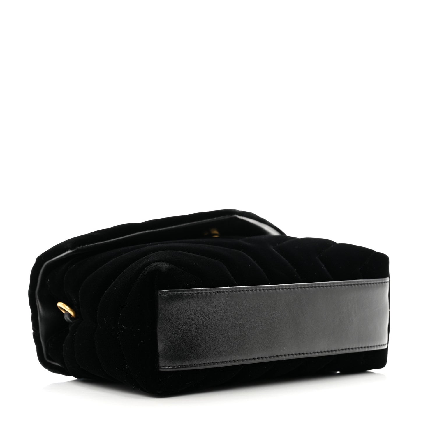 Velvet Y Quilted Monogram Toy Loulou Chain Satchel French Black
