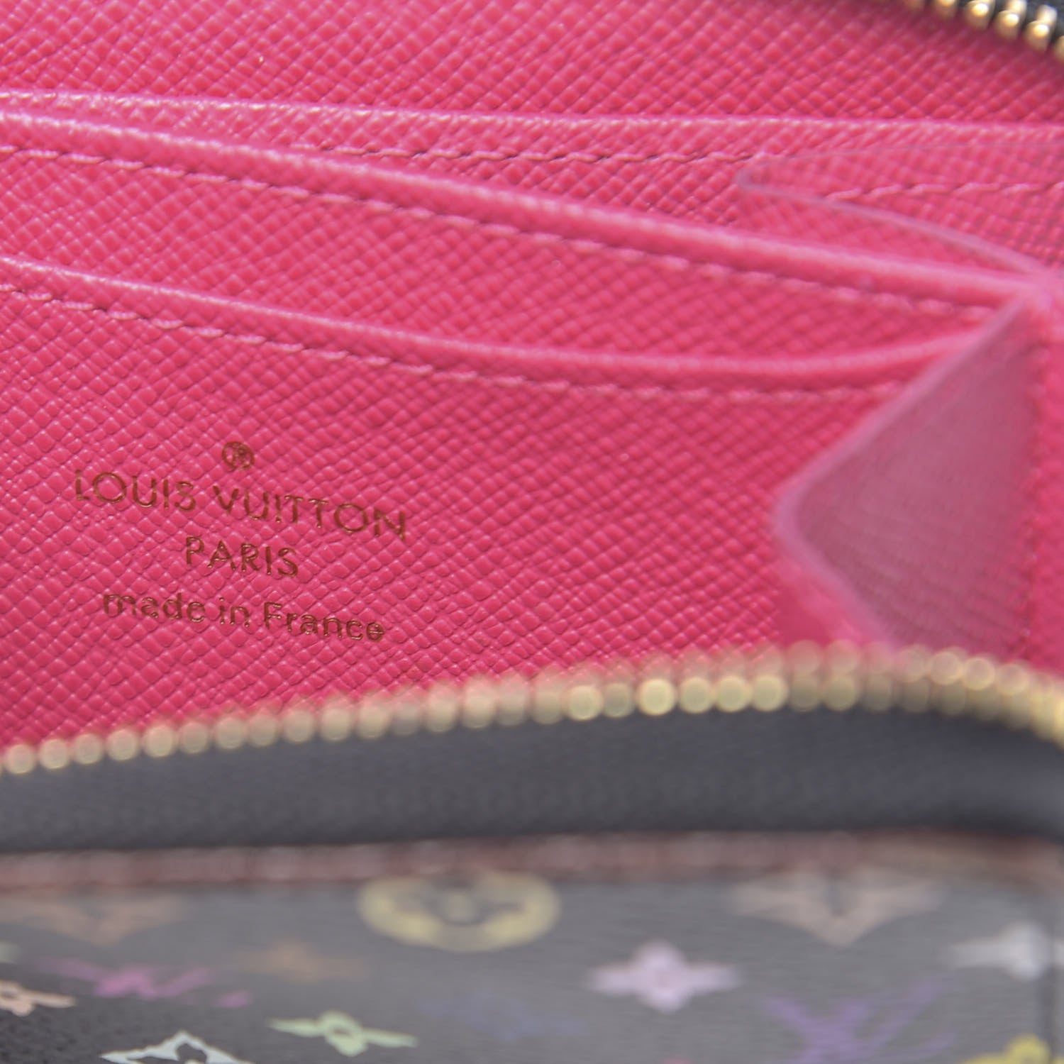 Louis Vuitton Monogram Multicolor Zippy Coin Purse Black Grenade 6 of 7