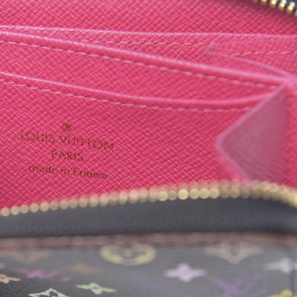 Louis Vuitton Monogram Multicolor Zippy Coin Purse Black Grenade 6 of 7