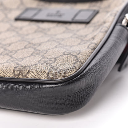 Gucci GG Supreme Monogram Web Belt Bag Black 11 of 11