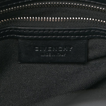Givenchy Waxed Calfskin Small Nightingale Logo Strap Black 6 of 10