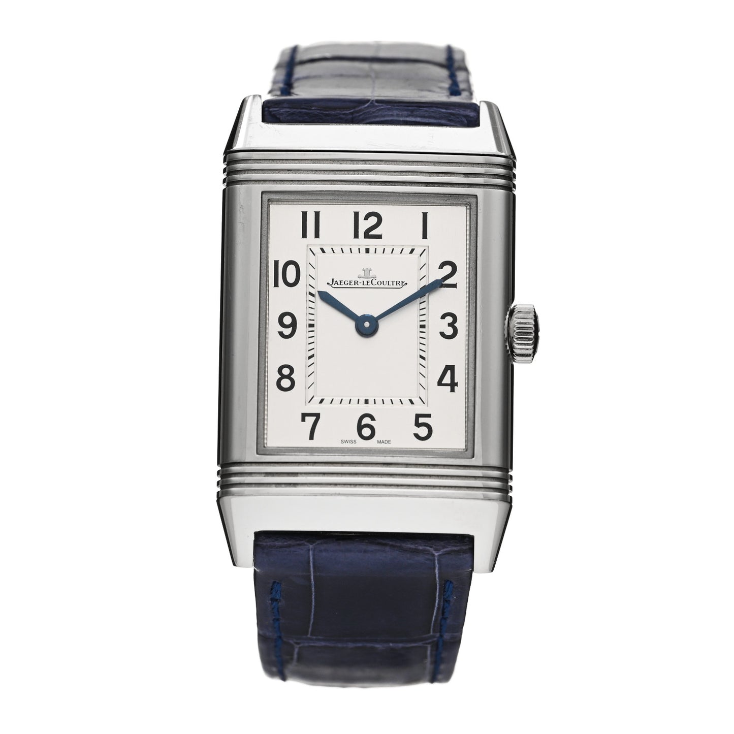 Stainless Steel Alligator 24.4mm Reverso Classique Quartz Watch Q2518540