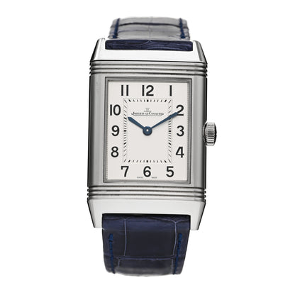 Jaeger-LeCoultre Stainless Steel Alligator 24.4mm Reverso Classique Quartz Watch Q2518540 1 of 5