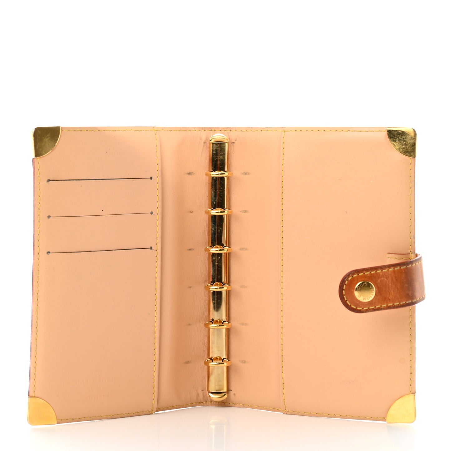 Monogram Multicolor Small Ring Agenda Cover White