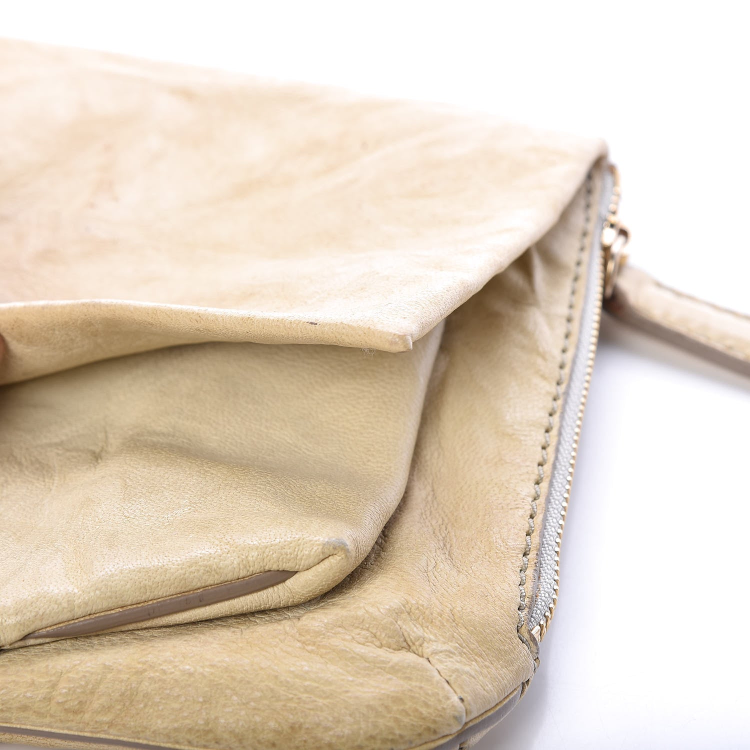 Givenchy Tumbled Sheepskin Clutch Beige 14 of 14